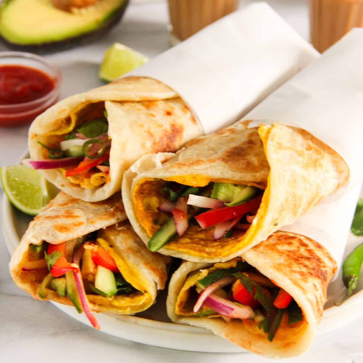 Egg Kathi Roll