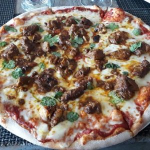 Lamb Karahi Pizza