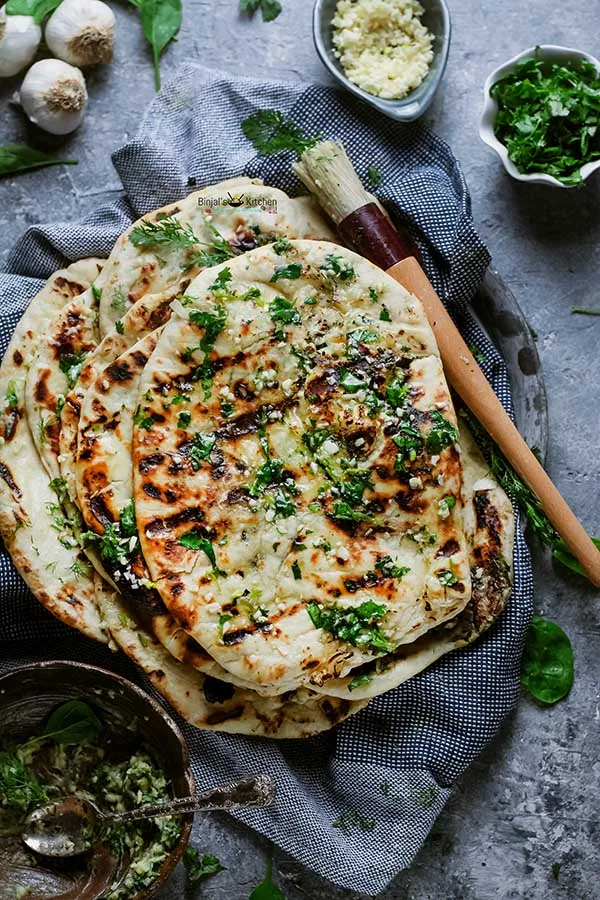 Spinach Cheese Naan